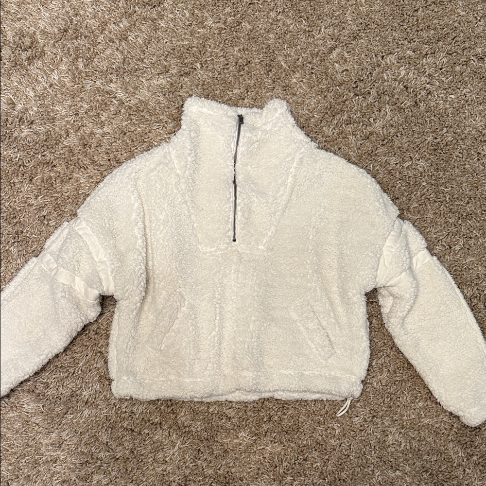 FP Movement by Free People White Sherpa Top